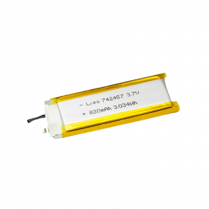 Аккумулятор Li-Pol 3.7V 820mAh 0.4A/0.8A