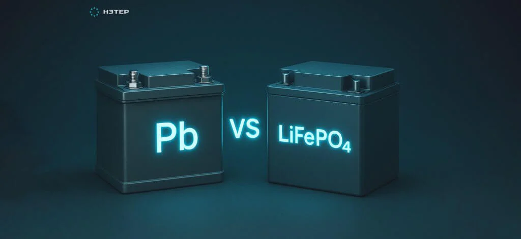 LiFePO4 против свинцово-кислотных: инженерное сравнение