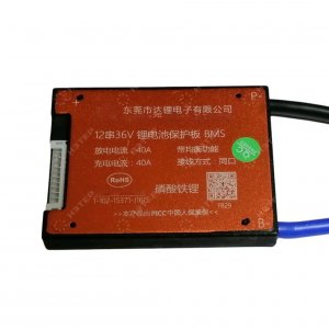 Плата защиты BMS 12S 36V 40A (LiFePO4) Арт.130128