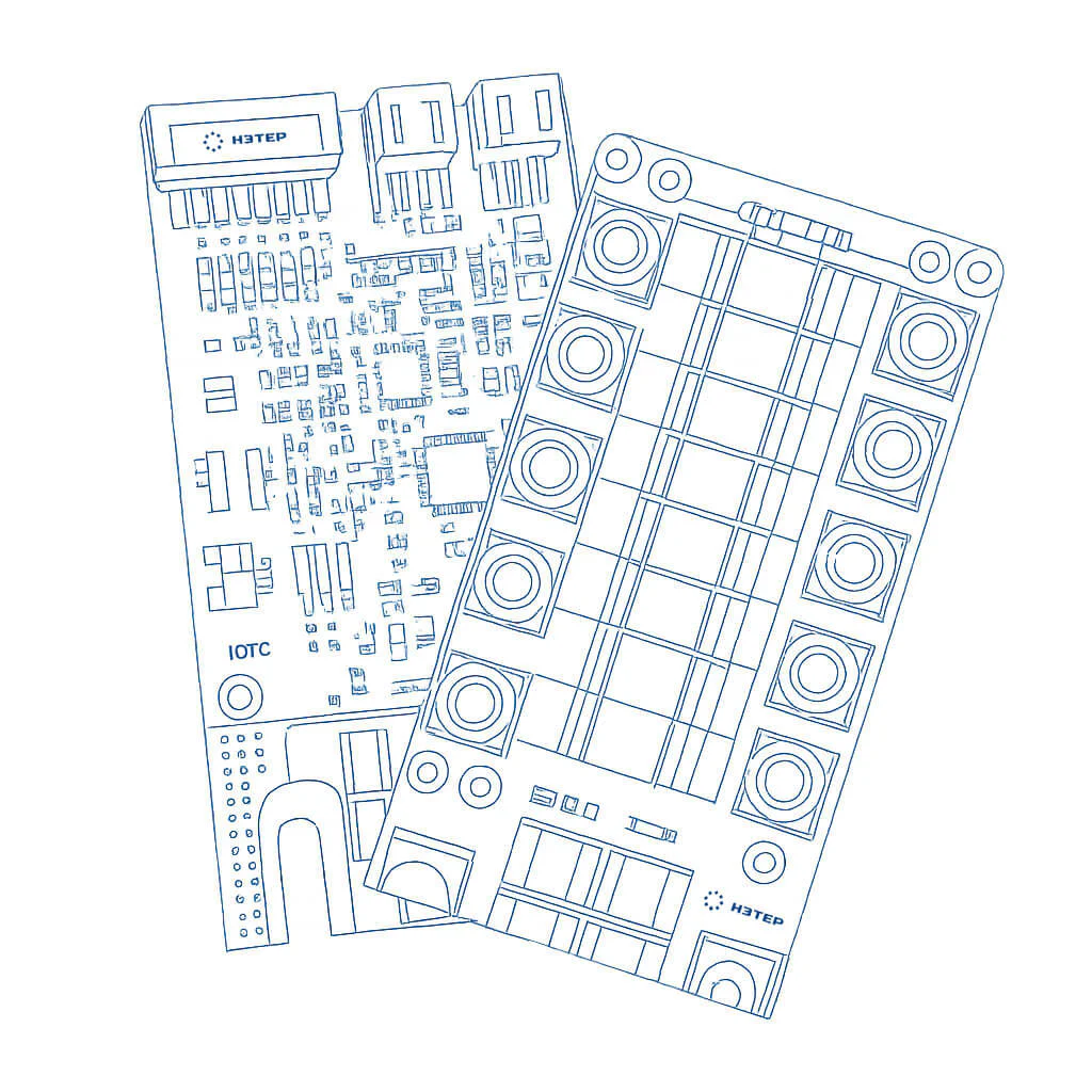 Плата защиты BMS 8S 24V 80A (LiFePO4) Арт.130155